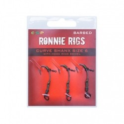 ESP - Ronnie Rigs Barbed Nr 4 - haczyki do ronnie riga (3 sztuki)